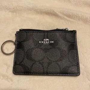 Coach mini skinny coin purse